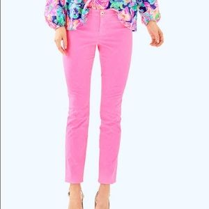 Lilly Pulitzer Skinny Kelly Pants in Pink Sunset